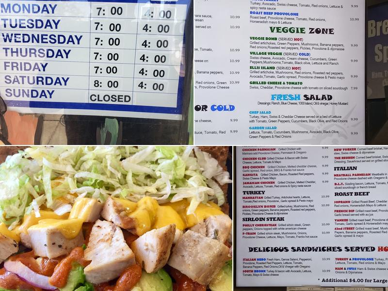 Deli Zone Menu