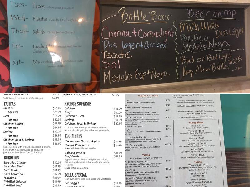 La Casita De Martin Menu