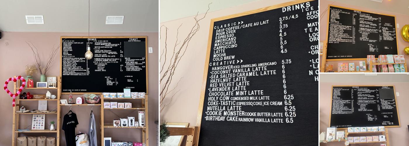 Home Coffee Roasters Menu