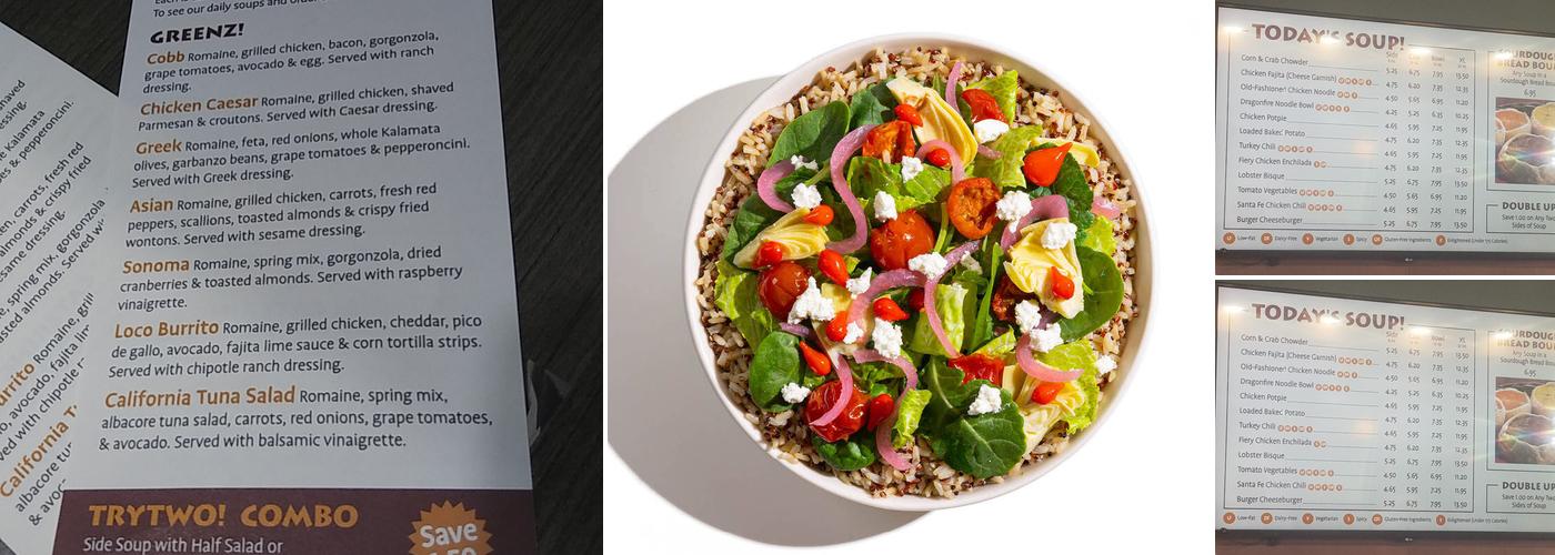 Z!Eats (Formerly Zoup!) Menu