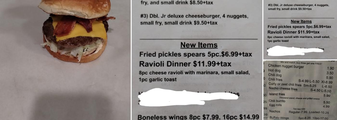 Frosty Freeze Menu