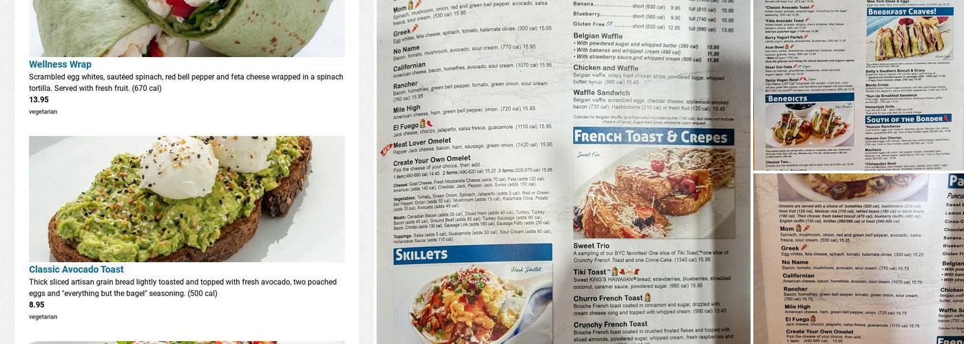 Broken Yolk Cafe Menu