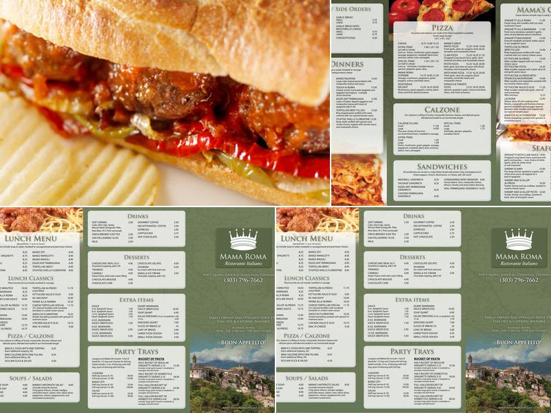 Mama Roma Menu