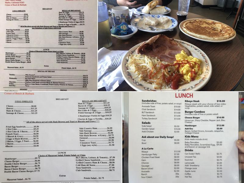 Red Wagon Menu