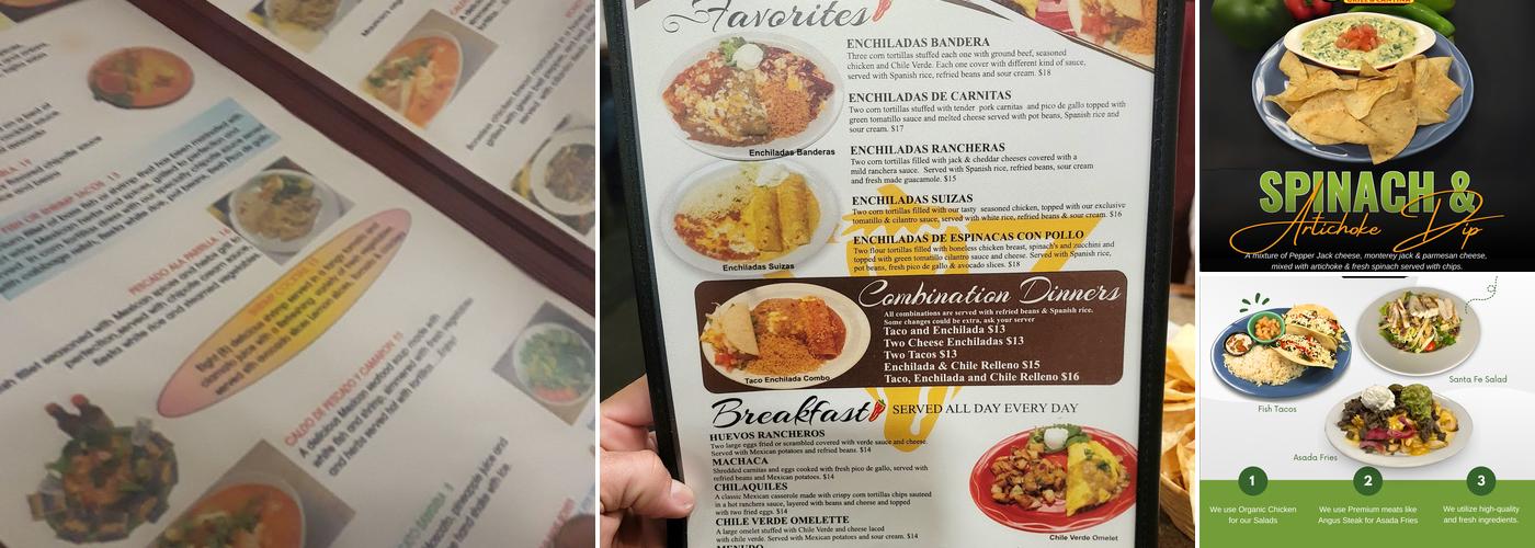 Mauricio's Grill & Cantina Menu