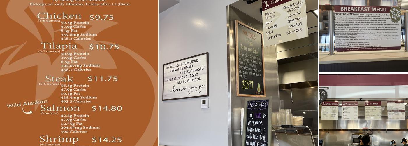 Victor's Mexican Grill Menu