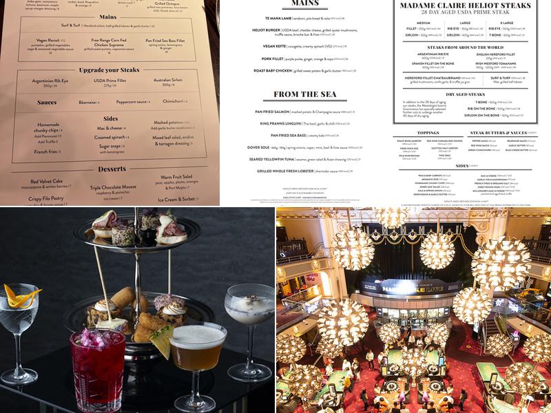 Heliot Steak House Menu