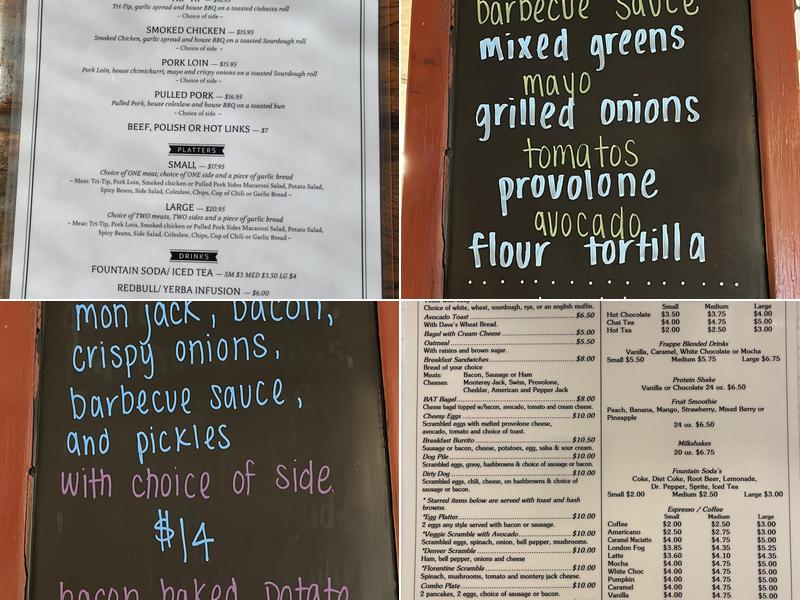 Howling Dog Cafe Menu