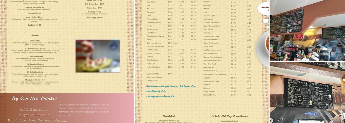 Catfish Coffeehouse Menu