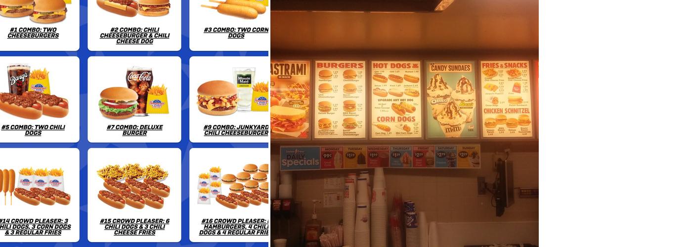 Hamburger Stand Menu