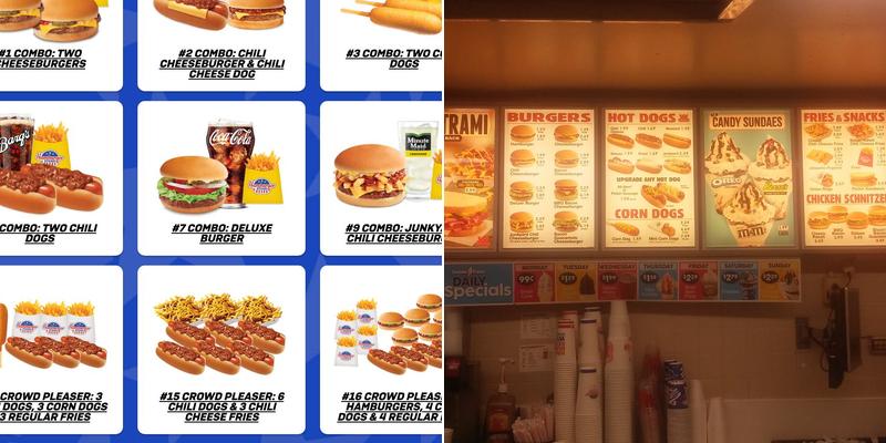 Hamburger Stand Menu