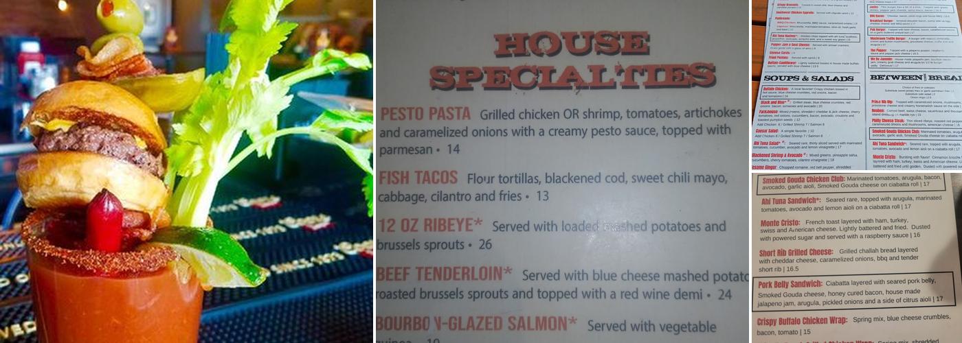 Peppers Fireside Grille Menu