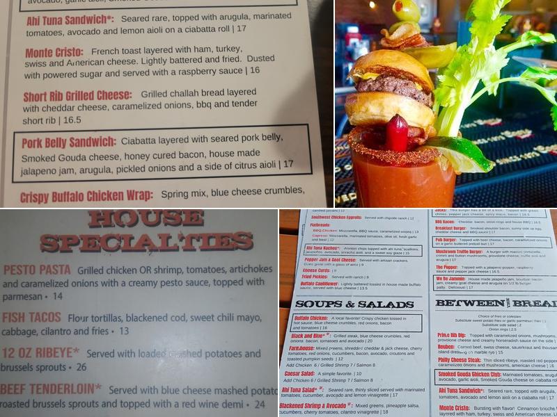 Peppers Fireside Grille Menu