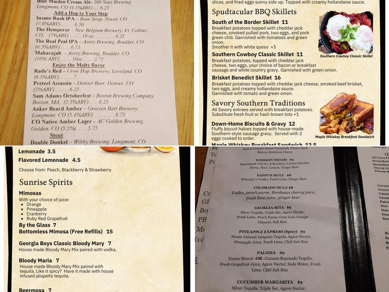 Georgia Boys BBQ - Frederick Menu