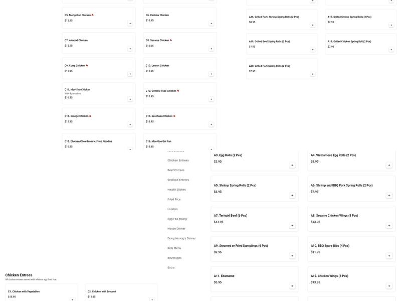 Pho Dong Huong Restaurant Menu