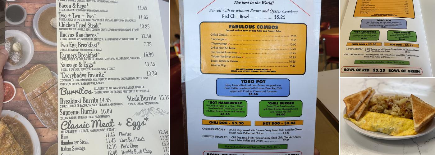 Swift's on Colfax Menu