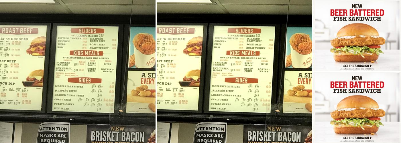 Arby's Menu
