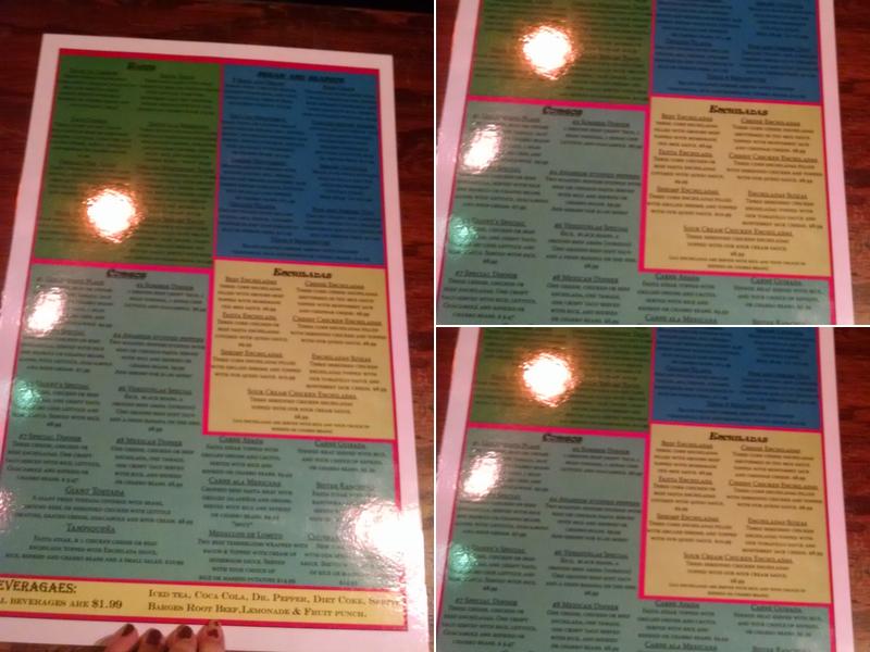Lindo Guanajuato Tex-Mex Menu