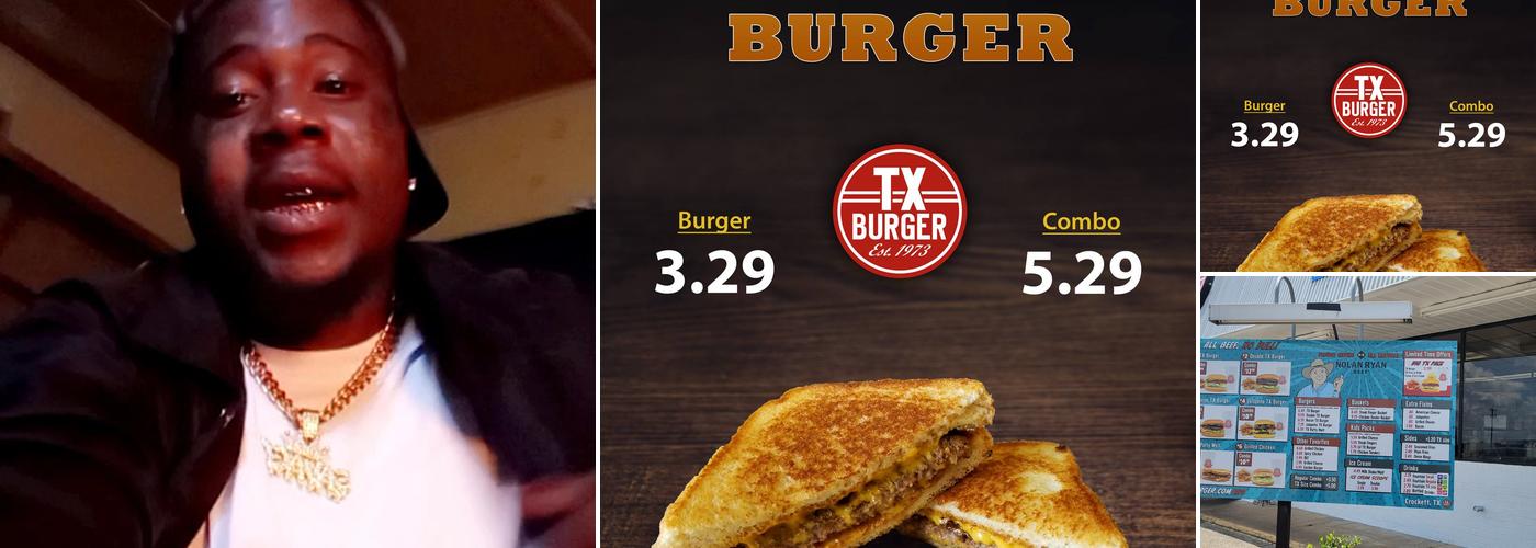 TX Burger Crockett Menu