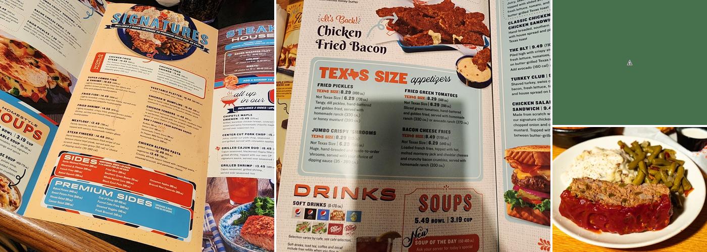 Cotton Patch Cafe Menu