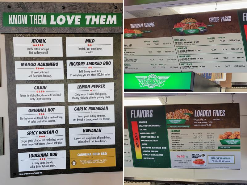 Wingstop Menu
