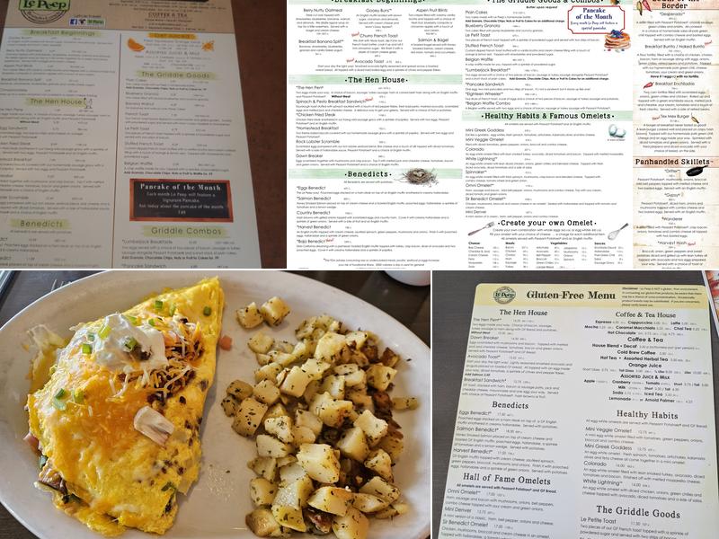 Le Peep® 88th & Wadsworth Menu