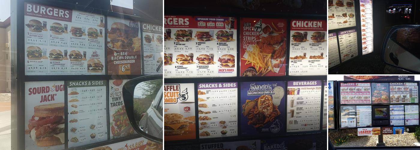 Jack in the Box Menu