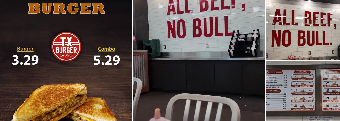 TX Burger Centerville Menu