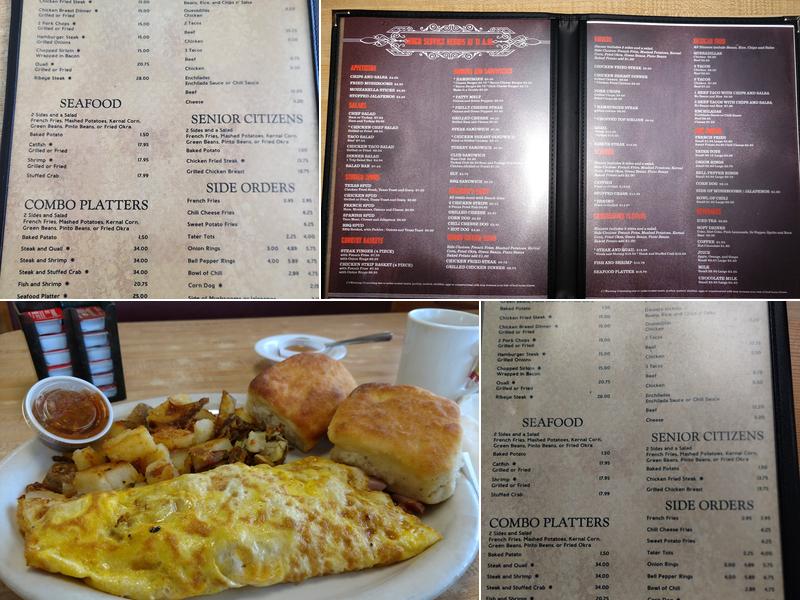 Anthony's Restaurant Menu