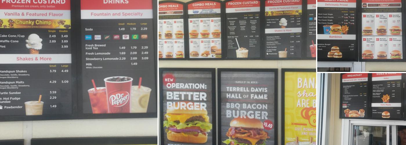 Good Times Burgers & Frozen Custard Menu