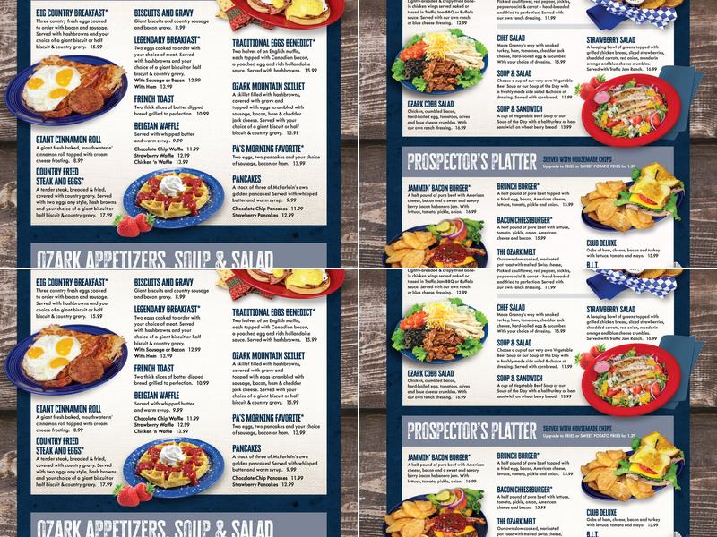 McFarlain's Family Restaurant Menu
