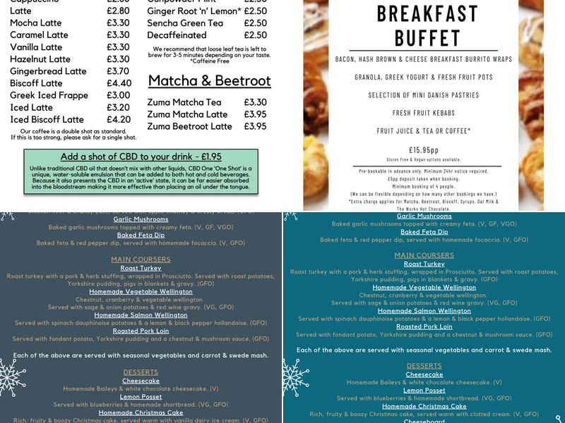 The Honest John Bar & Coffee Tavern Menu