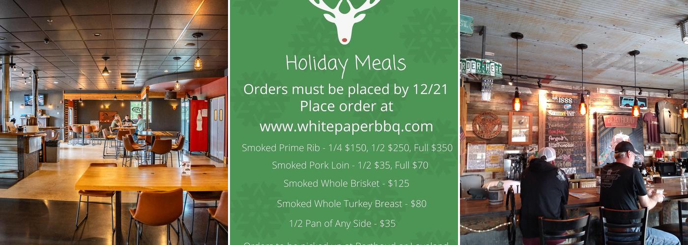 Berthoud Brewing Company Menu
