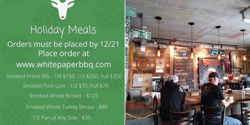 Berthoud Brewing Company Menu