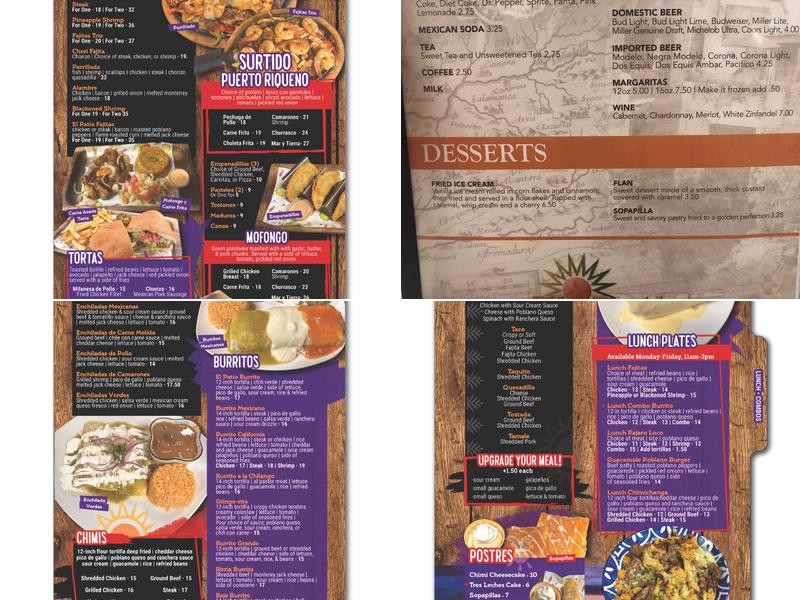 El Patio Mexican Grill Menu