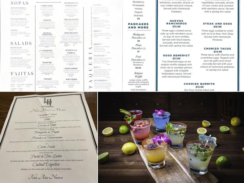 Little Hacienda Menu