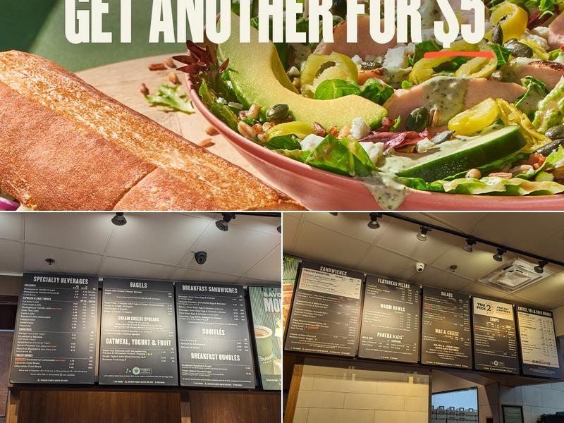 Panera Bread Menu