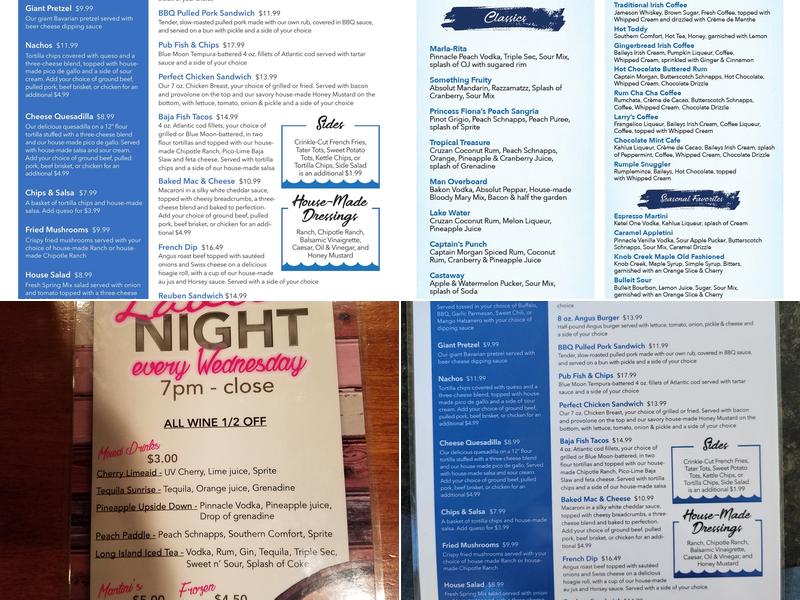 The Paddlewheel Menu