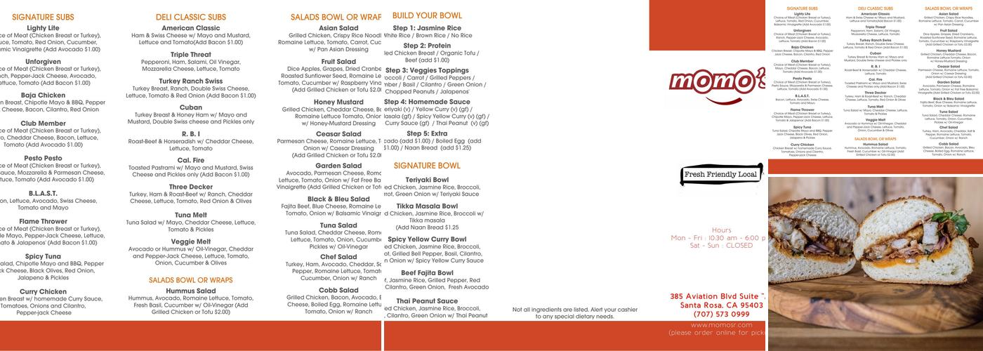 MoMo's Menu