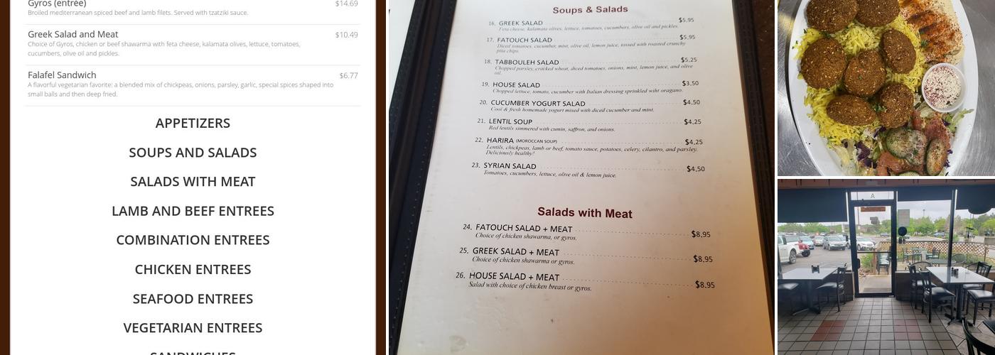 Sultan Grill Menu