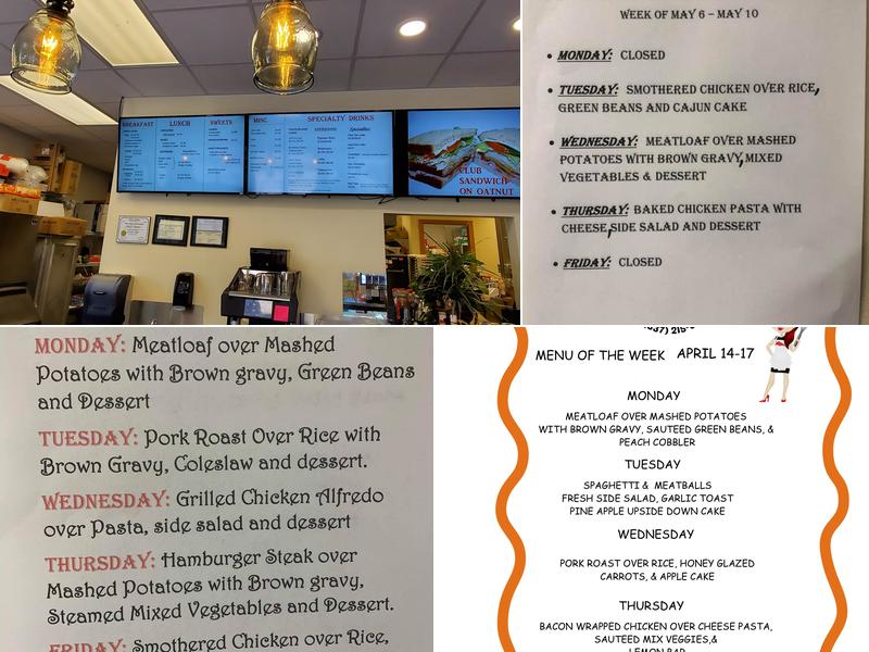 Soleil Cafe Menu