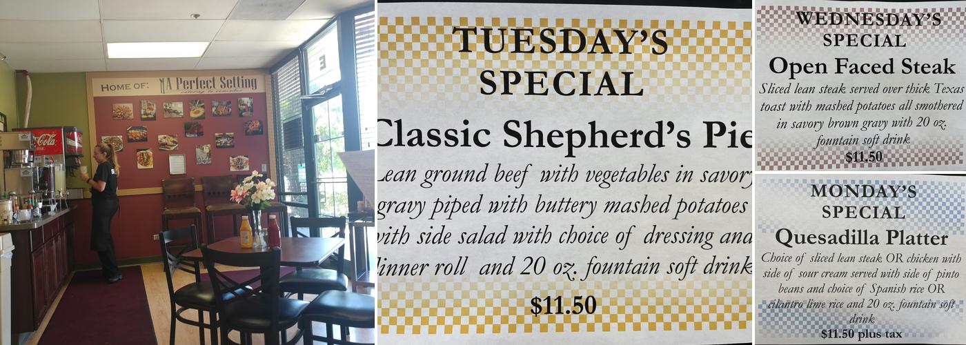 Off Broadway Cafe Menu