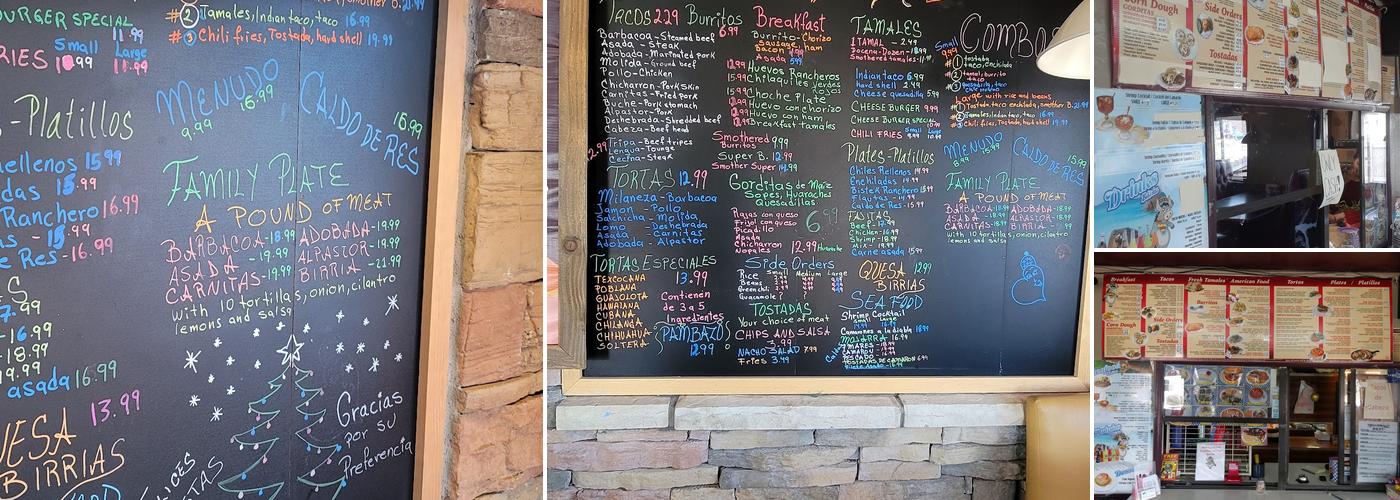 Burrito Delight Menu
