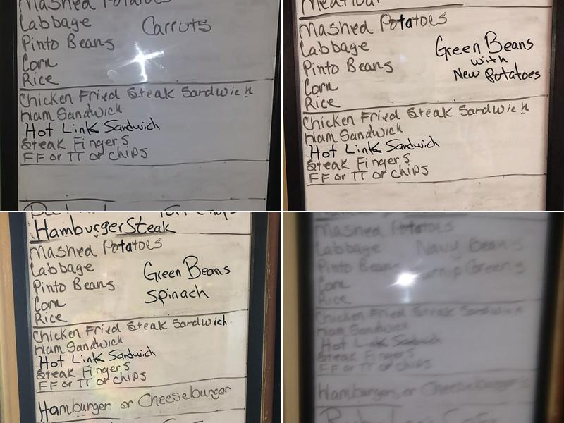 Ruby Lee's Cafe Menu