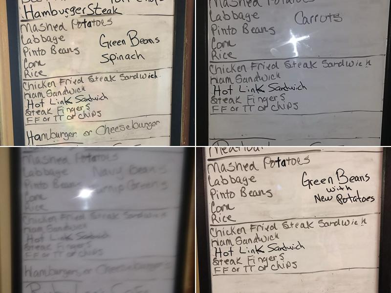 Ruby Lee's Cafe Menu