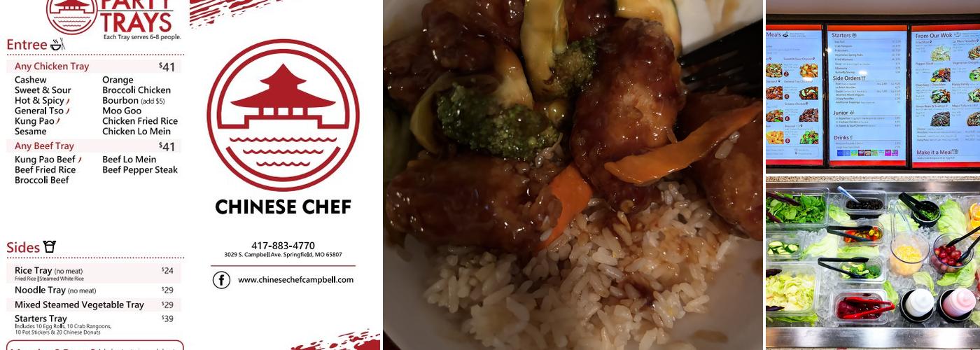 Chinese Chef Menu