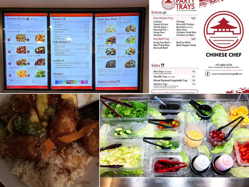 Chinese Chef Menu