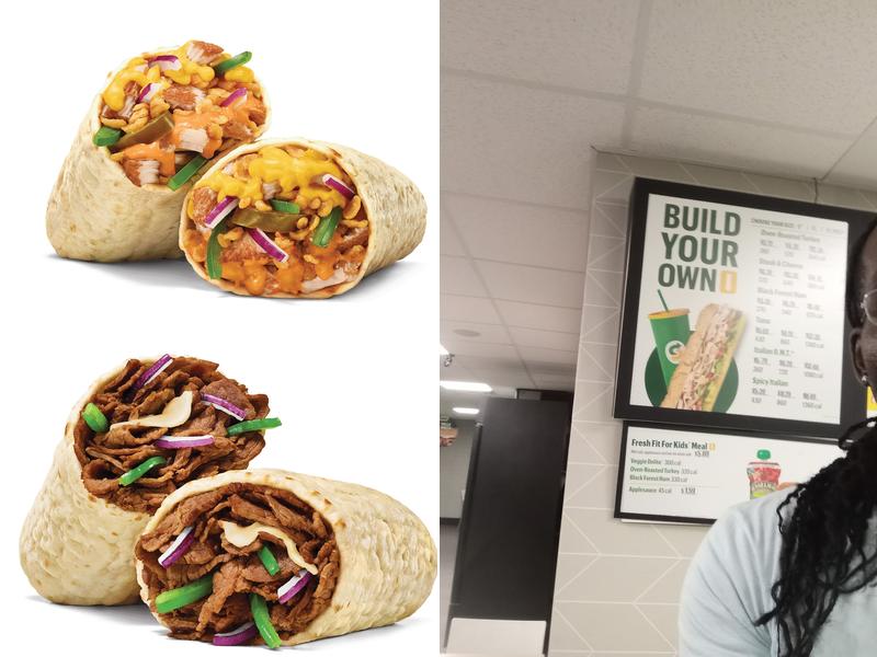Subway Menu