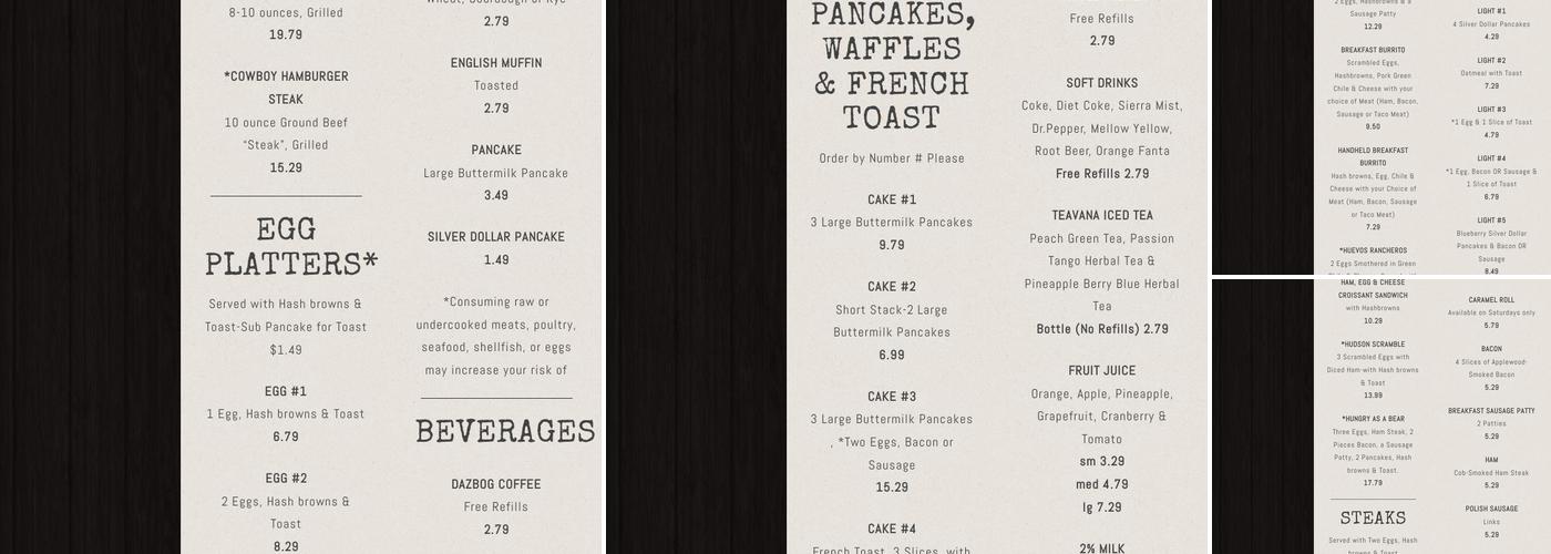 Pepper Pod Restaurant Menu