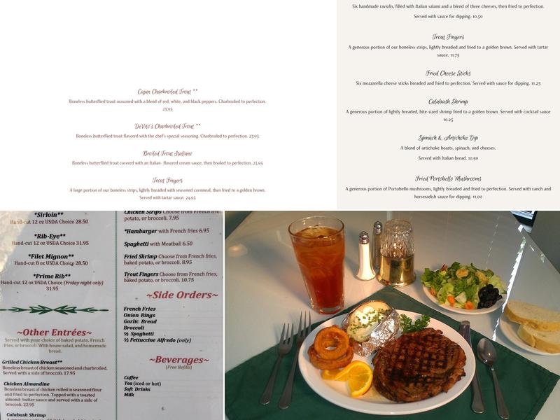 DeVito's Restaurant Menu